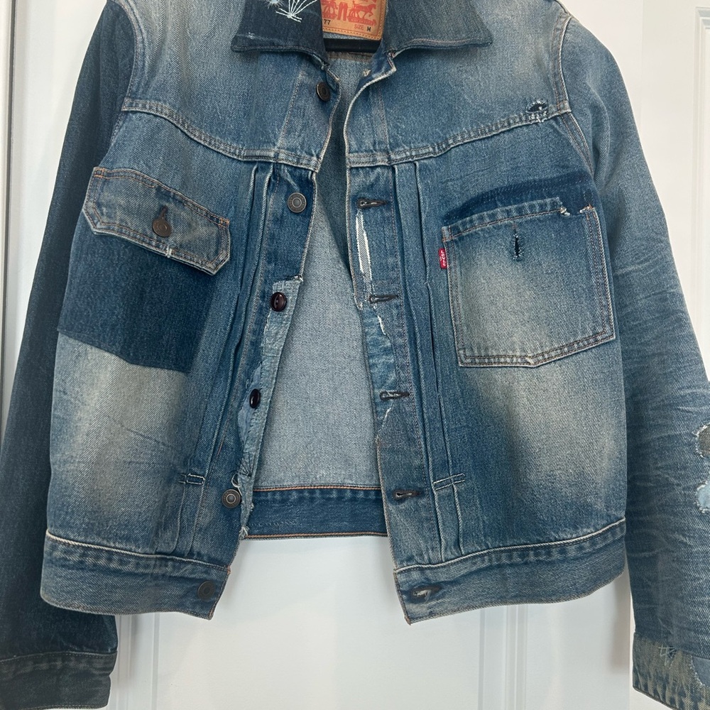 Levi's Distressed Blue Denim Jacket